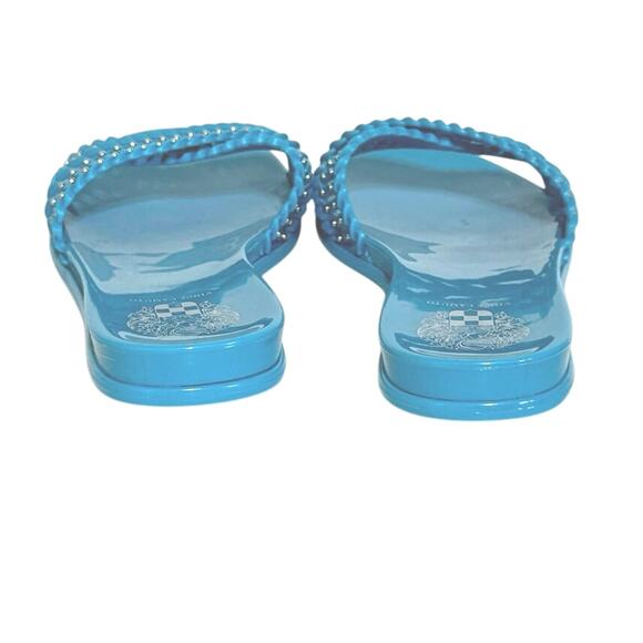 Vince CAMUTO Women’s Erindra Embellished Jelly Slide Sandals Size 7 Turquoise - Picture 7 of 9